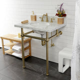 Trimscape CC43107LKB30 Traditional Plumbing Sink Trim Kit with P-Trap, Brushed Brass