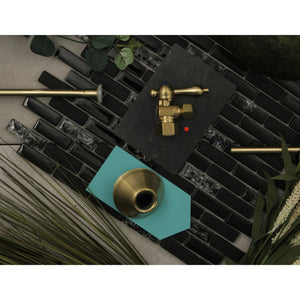 Trimscape CC43107TKF20 Traditional Plumbing Toilet Trim Kit, Brushed Brass