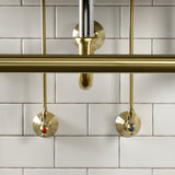 Trimscape CC43107VKB30 Traditional Plumbing Sink Trim Kit with P-Trap and Drain, Brushed Brass
