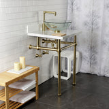 Trimscape CC43107VKB30 Traditional Plumbing Sink Trim Kit with P-Trap and Drain, Brushed Brass