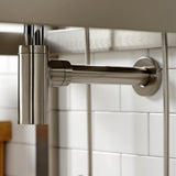 Trimscape CC43108DLLKB30 Contemporary Plumbing Sink Trim Kit with Bottle Trap, Brushed Nickel