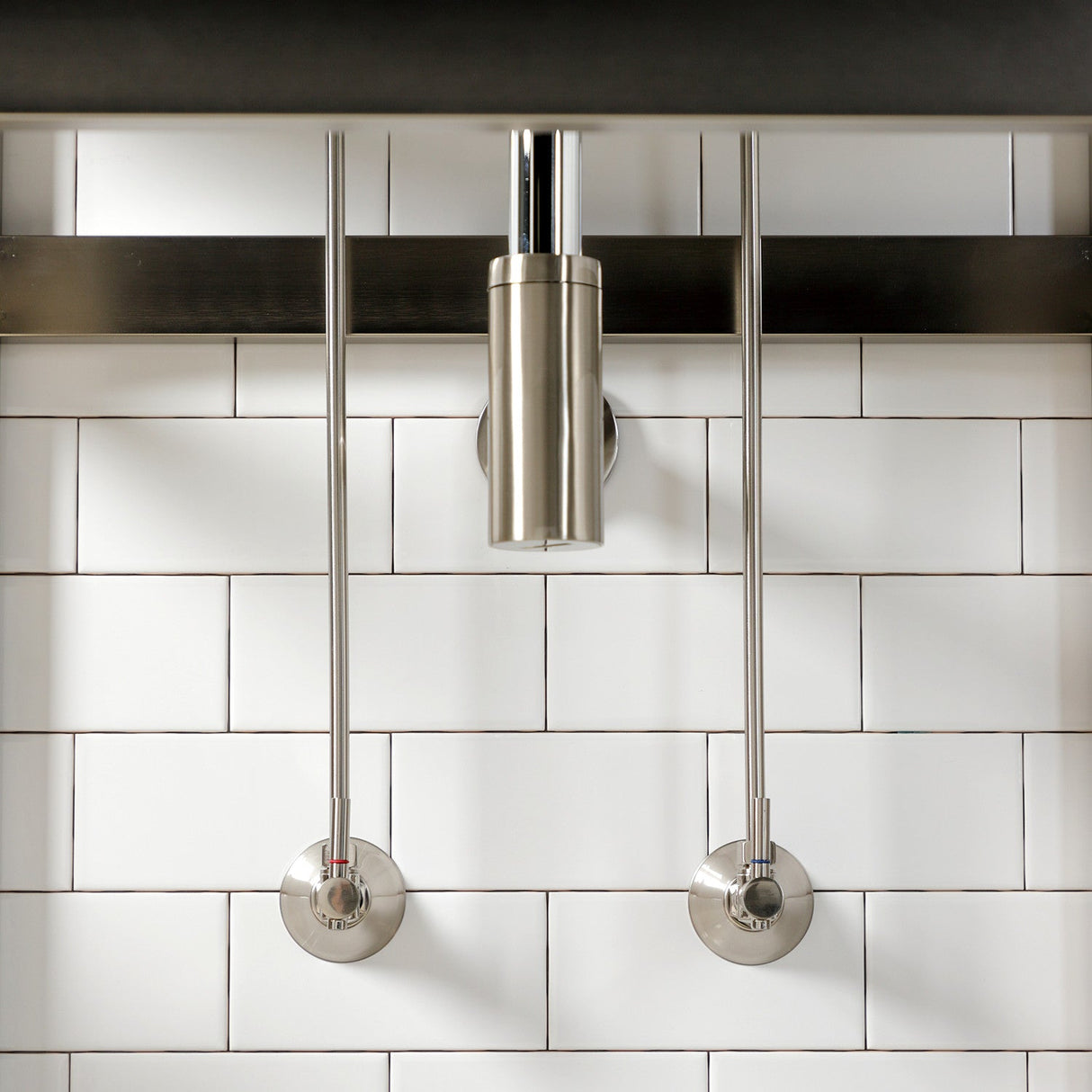 Trimscape CC43108DLLKB30 Contemporary Plumbing Sink Trim Kit with Bottle Trap, Brushed Nickel