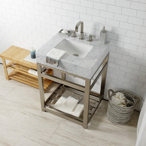 Trimscape CC43108DLLKB30 Contemporary Plumbing Sink Trim Kit with Bottle Trap, Brushed Nickel