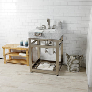 Trimscape CC43108DLLKB30 Contemporary Plumbing Sink Trim Kit with Bottle Trap, Brushed Nickel