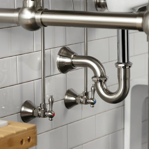 Trimscape CC43108LKB30 Traditional Plumbing Sink Trim Kit with P-Trap, Brushed Nickel