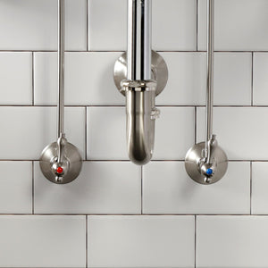 Trimscape CC43108LKB30 Traditional Plumbing Sink Trim Kit with P-Trap, Brushed Nickel