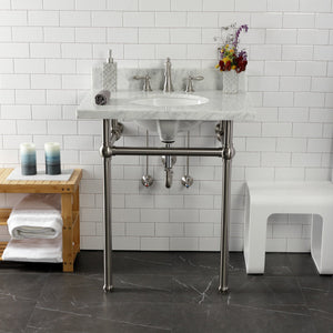 Trimscape CC43108LKB30 Traditional Plumbing Sink Trim Kit with P-Trap, Brushed Nickel