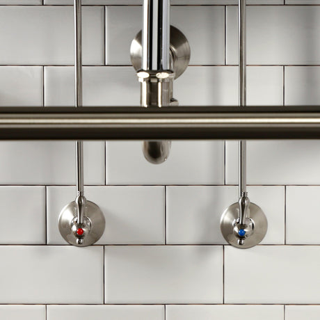 Trimscape CC43108VKB30 Traditional Plumbing Sink Trim Kit with P-Trap and Drain, Brushed Nickel