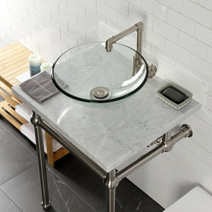 Trimscape CC43108VKB30 Traditional Plumbing Sink Trim Kit with P-Trap and Drain, Brushed Nickel