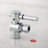 Concord CC43201DL 1/2-Inch Sweat x 3/8-Inch OD Comp Quarter-Turn Angle Stop Valve, Polished Chrome
