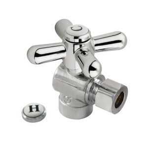 Vintage CC43201X 1/2-Inch Sweat x 3/8-Inch OD Comp Quarter-Turn Angle Stop Valve, Polished Chrome