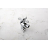 Millennium CC43201ZX 1/2-Inch Sweat x 3/8-Inch OD Comp Quarter-Turn Angle Stop Valve, Polished Chrome