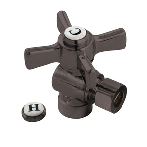 Millennium CC43205ZX 1/2-Inch Sweat x 3/8-Inch OD Comp Quarter-Turn Angle Stop Valve, Oil Rubbed Bronze