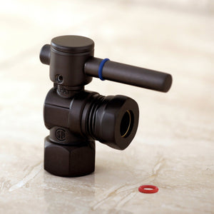 Concord CC44105DL 1/2-Inch FIP x 1/2 or 7/16-Inch Slip Joint Quarter-Turn Angle Stop Valve, Oil Rubbed Bronze