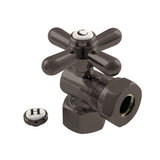 Vintage CC44105X 1/2-Inch FIP x 1/2 or 7/16-Inch Slip Joint Quarter-Turn Angle Stop Valve, Oil Rubbed Bronze