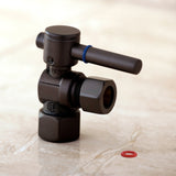 Fauceture CC44405DL 1/2-Inch FIP x 1/2-Inch OD Comp Quarter-Turn Angle Stop Valve, Oil Rubbed Bronze