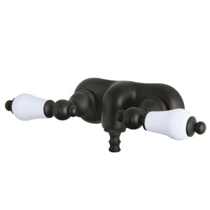 Vintage CC45T5 Two-Handle 2-Hole Tub Wall Mount Clawfoot Tub Faucet, Oil Rubbed Bronze