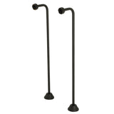 Vintage CC460 Single Offset Bath Supply, Matte Black