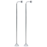 Vintage CC461 Single Offset Bath Supply, Polished Chrome