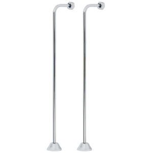 Vintage CC461 Single Offset Bath Supply, Polished Chrome