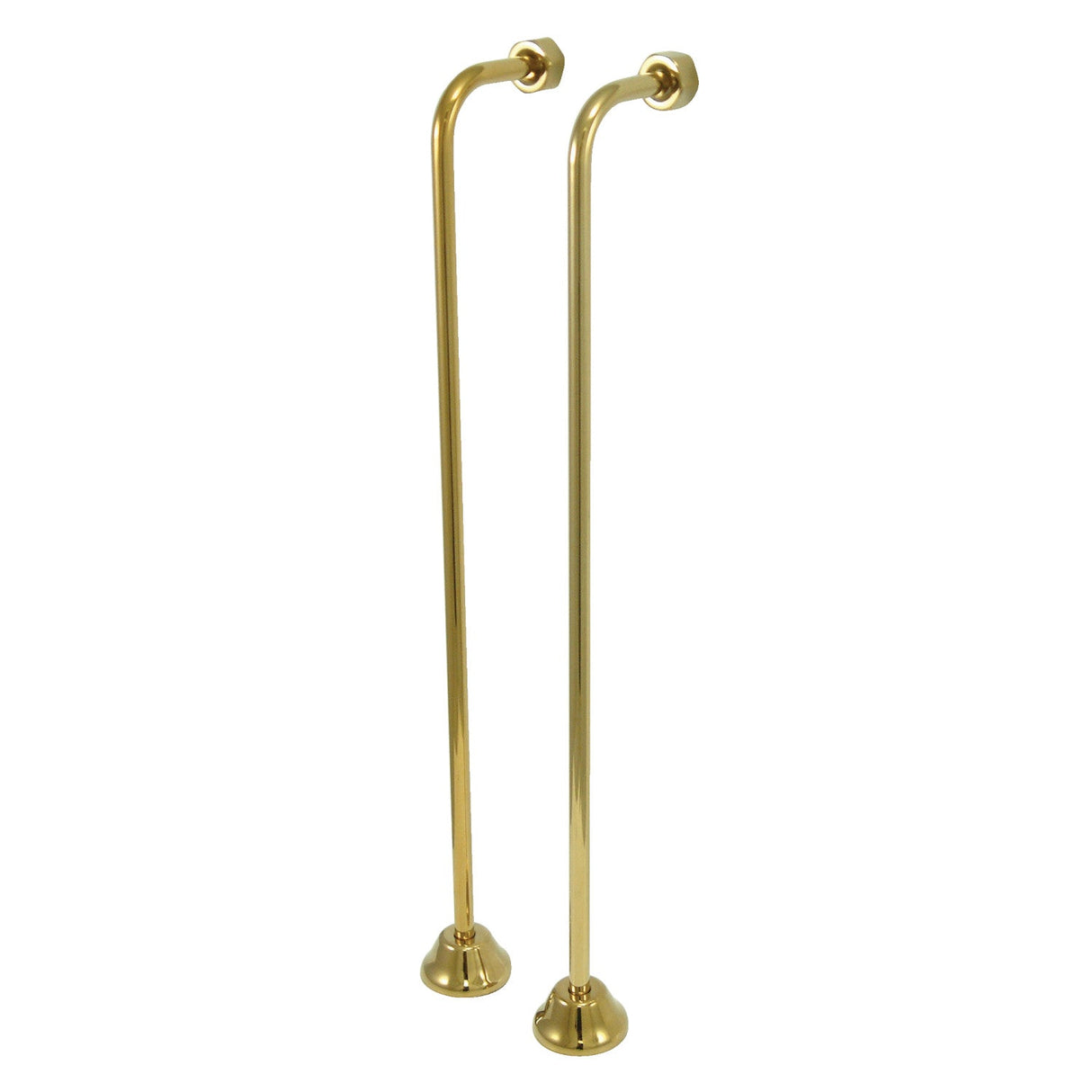Vintage CC462 Single Offset Bath Supply, Polished Brass