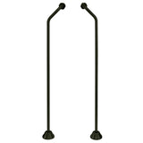 Vintage CC470 Double Offset Bath Supply, Matte Black