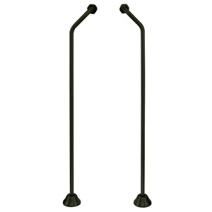 Vintage CC470 Double Offset Bath Supply, Matte Black
