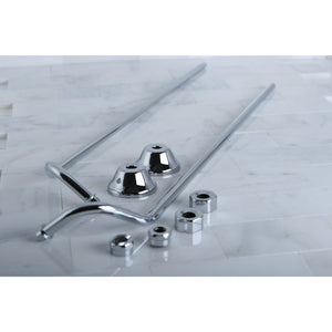 Vintage CC471 Double Offset Bath Supply, Polished Chrome