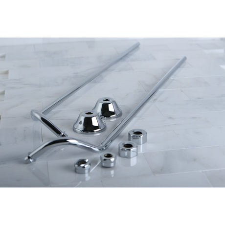Vintage CC471 Double Offset Bath Supply, Polished Chrome