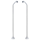 Vintage CC471 Double Offset Bath Supply, Polished Chrome