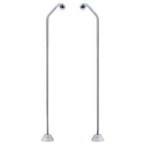 Vintage CC471 Double Offset Bath Supply, Polished Chrome