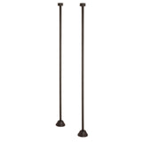 Vintage CC485 Straight Bath Supply, Oil Rubbed Bronze