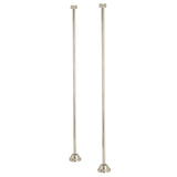 Vintage CC486 Straight Bath Supply, Polished Nickel