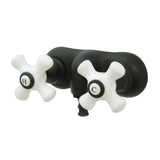 Vintage CC49T5 Two-Handle 2-Hole Tub Wall Mount Clawfoot Tub Faucet, Oil Rubbed Bronze