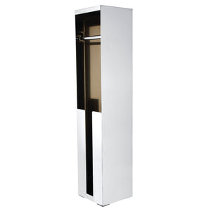 Markus CC5001 Freestanding Toilet Paper Holder with Roll Storage, Polished Chrome