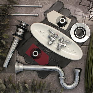 Vintage CC53301 5/8-Inch OD Comp x 3/8-Inch OD Comp Quarter-Turn Angle Stop Valve, Polished Chrome