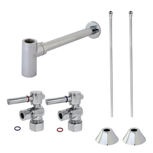 Trimscape CC53301DLLKB30 Contemporary Plumbing Sink Trim Kit with Bottle Trap, Polished Chrome