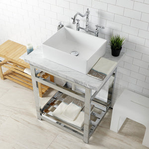 Trimscape CC53301DLTRMK1 Traditional Plumbing Sink Trim Kit with P-Trap and Drain (No Overflow), Polished Chrome