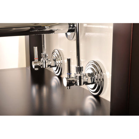 Trimscape CC53301DLTRMK2 Traditional Plumbing Sink Trim Kit with P-Trap and Overflow Drain, Polished Chrome