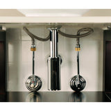 Trimscape CC53301DLTRMK2 Traditional Plumbing Sink Trim Kit with P-Trap and Overflow Drain, Polished Chrome