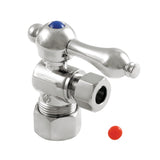Vintage CC53301 5/8-Inch OD Comp x 3/8-Inch OD Comp Quarter-Turn Angle Stop Valve, Polished Chrome
