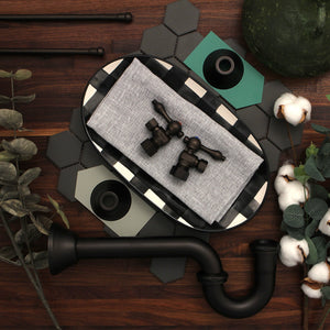 Vintage CC53305 5/8-Inch OD Comp x 3/8-Inch OD Comp Quarter-Turn Angle Stop Valve, Oil Rubbed Bronze