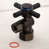 Concord CC53305DX 5/8-Inch OD Comp x 3/8-Inch OD Comp Quarter-Turn Angle Stop Valve, Oil Rubbed Bronze