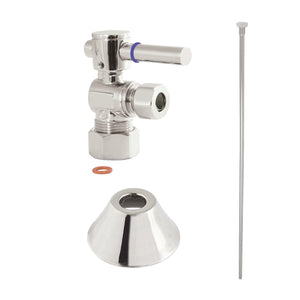 Trimscape CC53306DLTKF20 Contemporary Plumbing Toilet Trim Kit, Polished Nickel