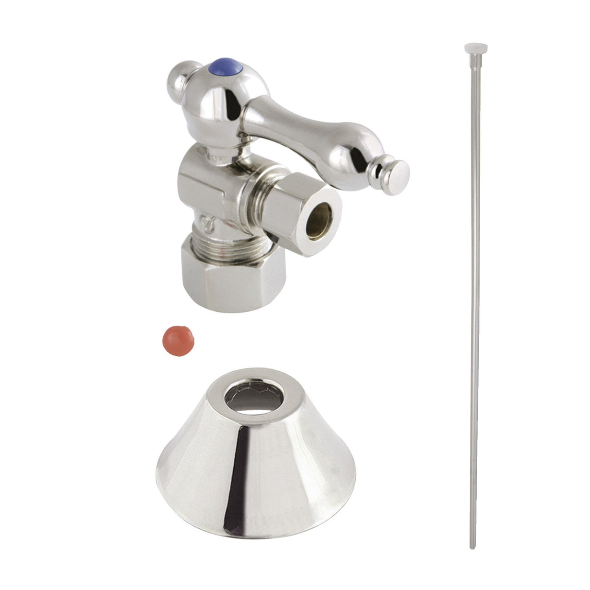 Trimscape CC53306TKF20 Traditional Plumbing Toilet Trim Kit, Polished Nickel