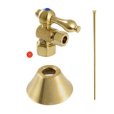 Trimscape CC53307TKF20 Traditional Plumbing Toilet Trim Kit, Brushed Brass
