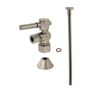 Trimscape CC53308DLTKF20 Contemporary Plumbing Toilet Trim Kit, Brushed Nickel