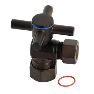 Concord CC54405DX 5/8-Inch OD Comp x 1/2-Inch OD Comp Quarter-Turn Angle Stop Valve, Oil Rubbed Bronze