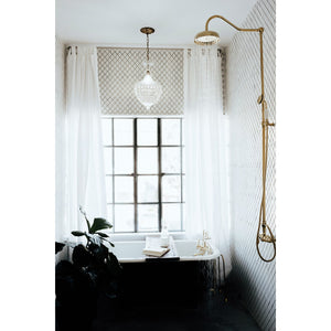 Vintage CC57T2 Three-Handle 2-Hole Tub Wall Mount Clawfoot Tub Faucet with Hand Shower, Polished Brass