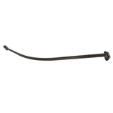 Edenscape CC6725 60-Inch-72-Inch Stainless Steel Adjustable Single Curved Shower Curtain Rod, Oil Rubbed Bronze